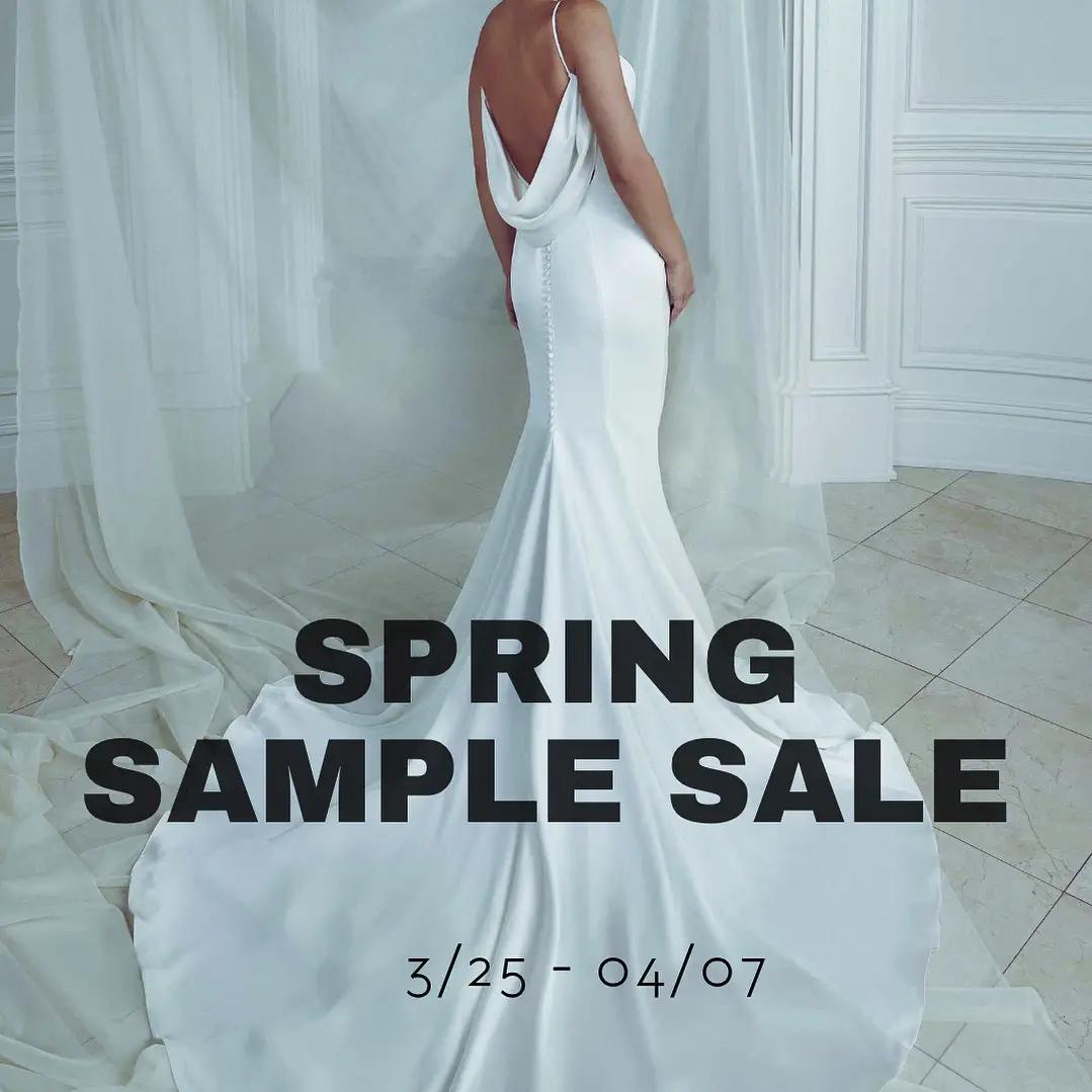 Wedding dress for sample sale at Liliana Bridal