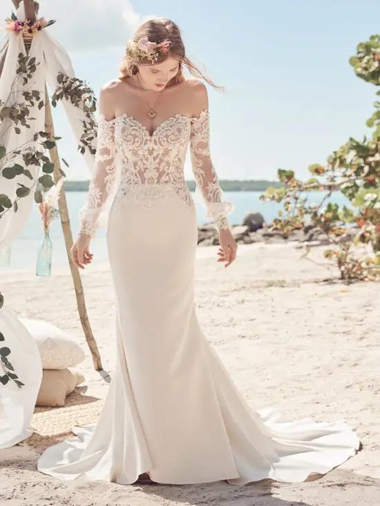 Model wearing Beverly by Maggie Sottero