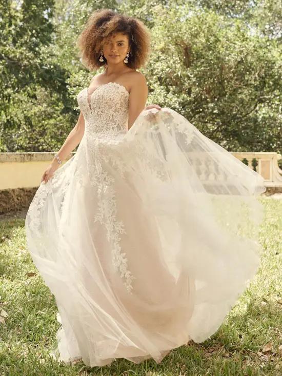 Model wearing Nora by Maggie Sottero
