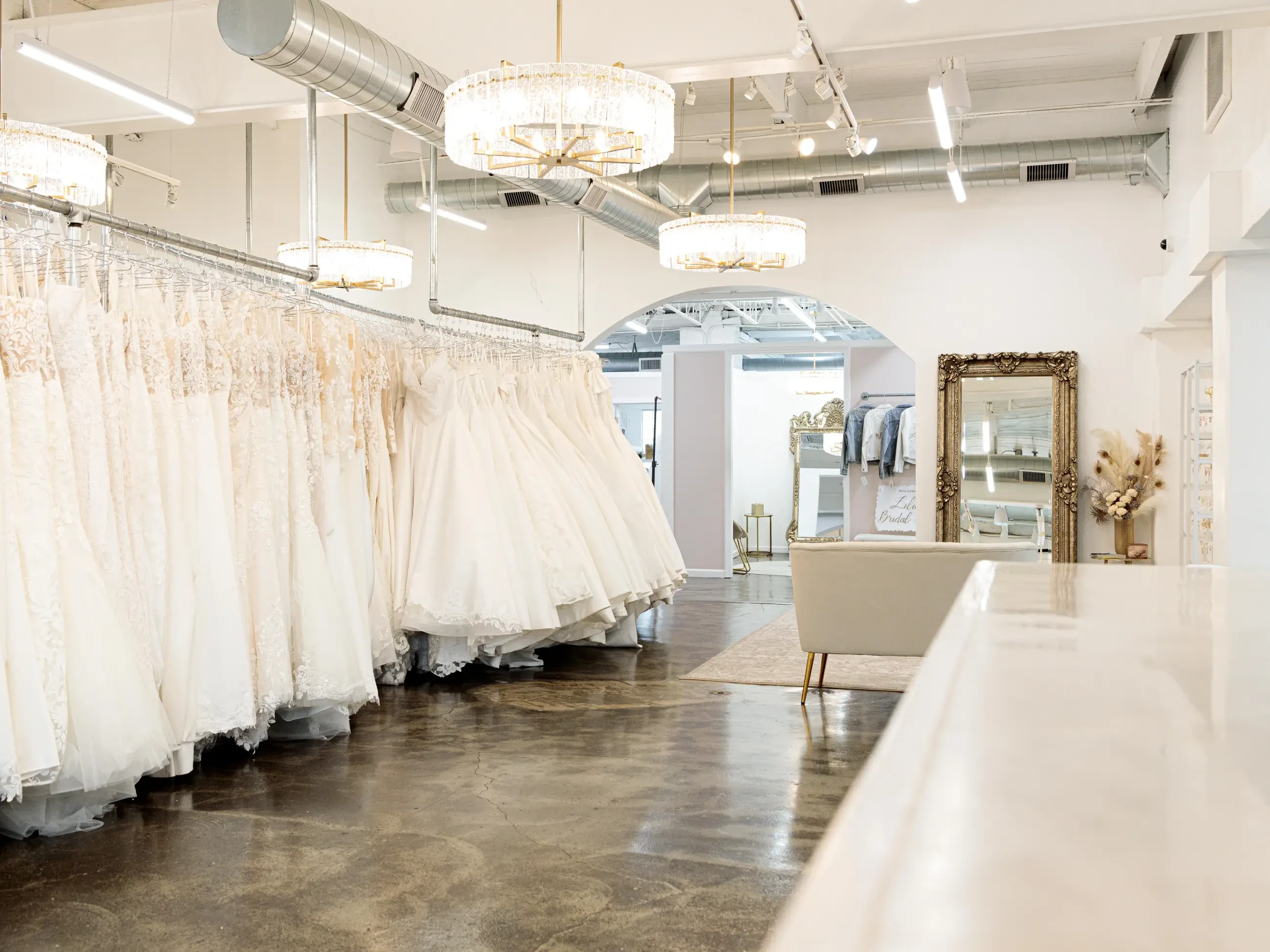 Liliana Bridal Shop Dressing room