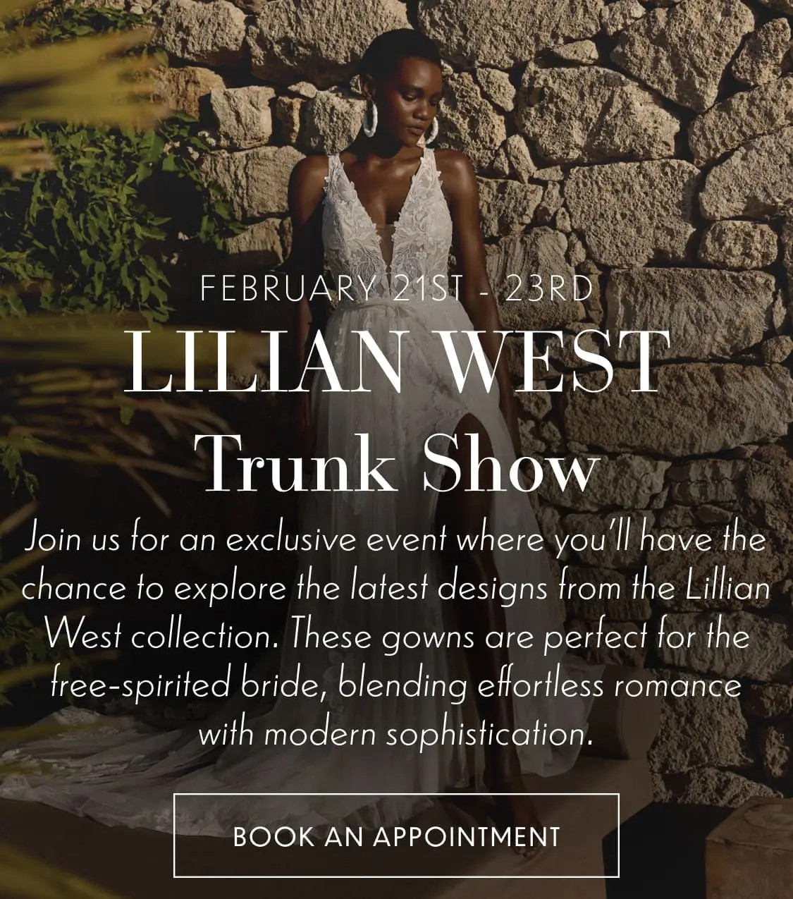 Lillian West trunk show